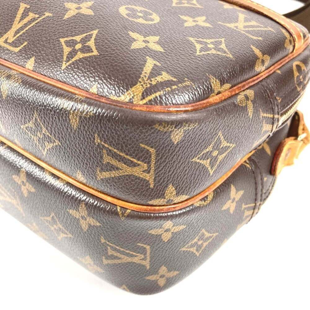 LOUIS VUITTON Brown Monogram Canvas Shoulder Bag - Picture 14 of 16